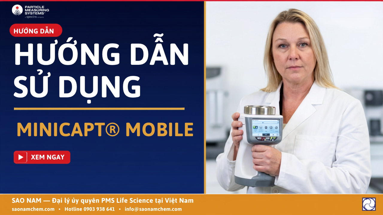 Thiết bị giám sát chất lượng không khí dược phẩm MiniCapt® Mobile